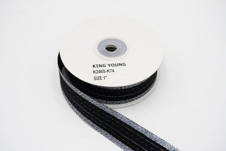 Ultimate Luxury Woven Ribbon_K246S-K74_black